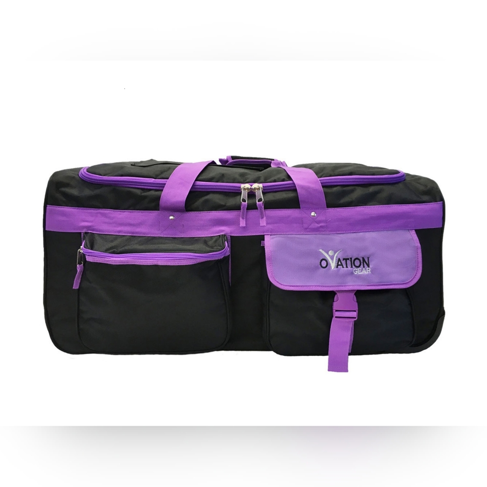 Medium Black & Purple Performance Bag